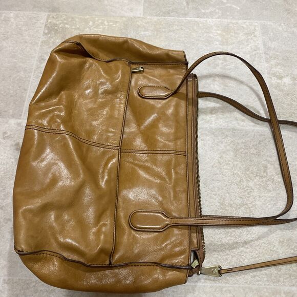 Hobo Shoulder Purse Friar Brown Distress Leather Sophisticated office - Picture 9 of 16
